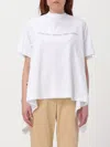 SEMICOUTURE T-SHIRT SEMICOUTURE WOMAN COLOR WHITE,F52461001