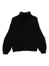 Semicouture Sweaters Blacks And Greys In Black