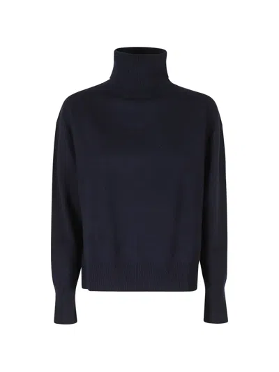 Semicouture Roll-neck Sweater In Black