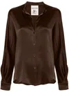 SEMICOUTURE SATIN SHIRT