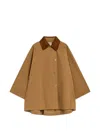 Semicouture Saturnia Tech Cotton Jacket In Neutral