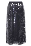 Semicouture Iris Long Skirt In Black