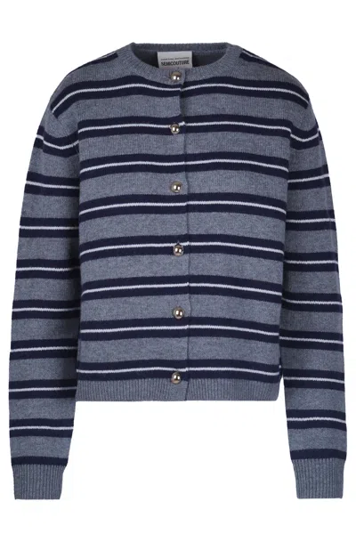 Semicouture Semi Couture - Cardigan - 480871 - Grey/blue In Gray