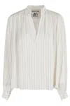 Semicouture Semi Couture Margherita Blouse In Gray