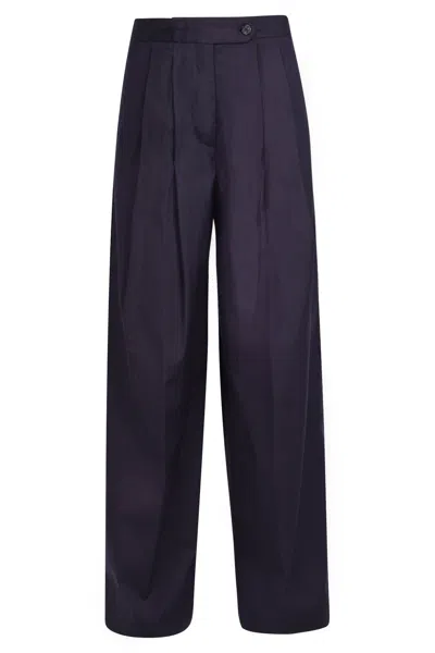 Semicouture Semi Couture - Pants - 470949 - Black In Blue