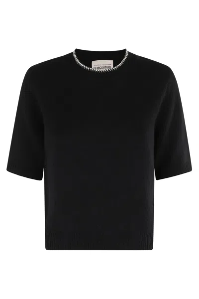 Semicouture Semi Couture Semi Couture Leya Model Sweater In Black