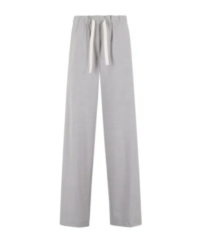 Semicouture Semi Couture Wide Leg Pants In Gray