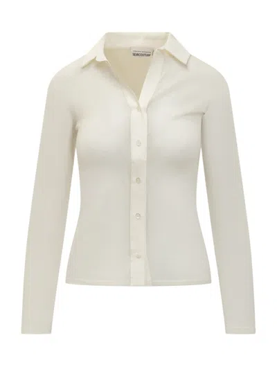 Semicouture Margaux Cardigan In White