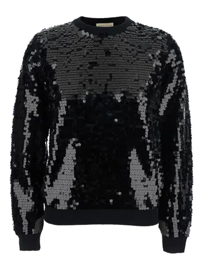 SEMICOUTURE SEQUIN-EMBELLISHED SWEATER