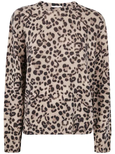 Semicouture "serenella" Sweater Clothing In Animal Print