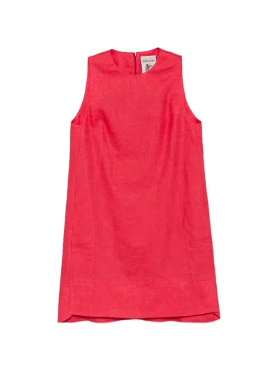 Semicouture Sheena Sleeveless Shift Mini Dress In Pink