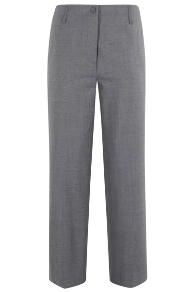 Semicouture Shelby Pants In Gray