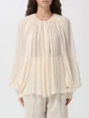 Semicouture Translucent Blouse In White