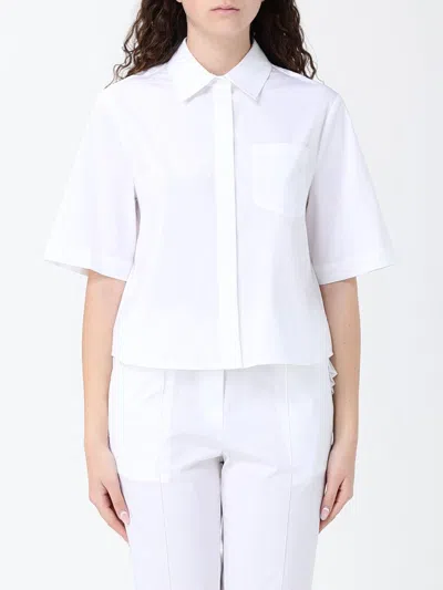 Semicouture Shirt  Woman Color Brown In White