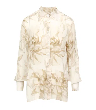 Semicouture Shirts Beige In Neutral