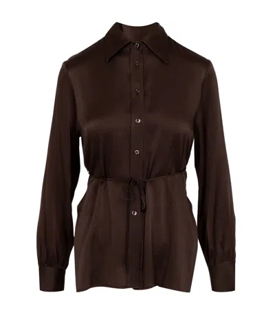 Semicouture Shirts In Brown