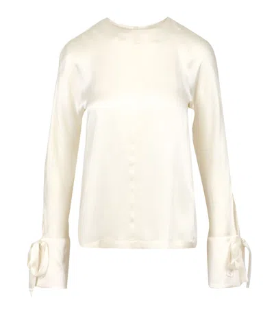 Semicouture Shirts Cream In White