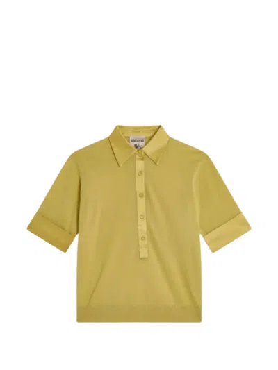 Semicouture Short-sleeve Polo Top In Multi