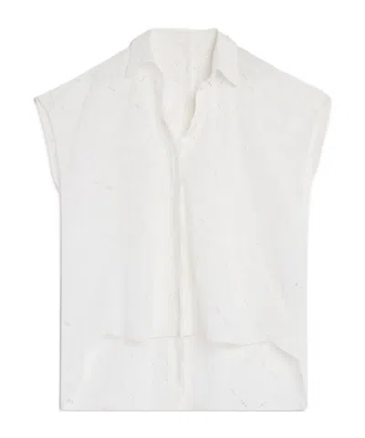 Semicouture Short Sleeve Shirt In White
