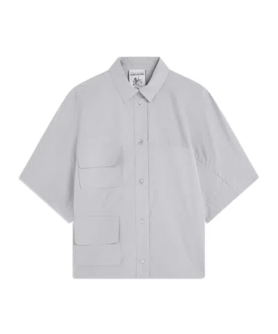Semicouture Short-sleeved Shirt In White