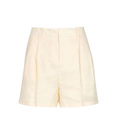 Semicouture Shorts Beige In Neutral