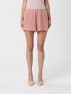 Semicouture Shorts  Woman Color Natural In Pink