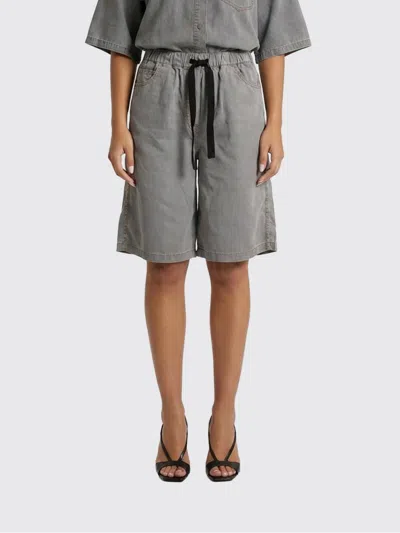 Semicouture Shorts Woman In Gray