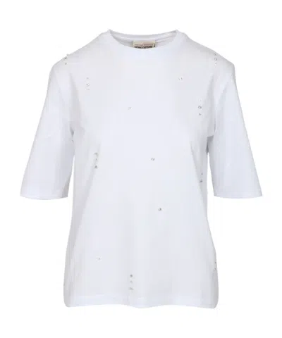 Semicouture Short-sleeved T-shirt In White