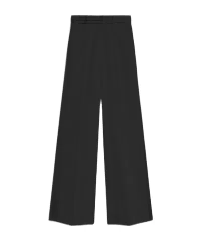 Semicouture Side Pocket Trousers In Black