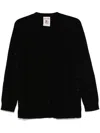 Semicouture Woman Cardigan Steel Grey Size Xl Virgin Wool In Black