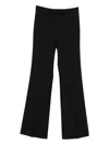 Semicouture Sienna Flared Trousers In Black