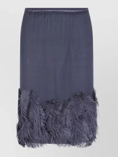 Semicouture Silk Blend Pencil Skirt