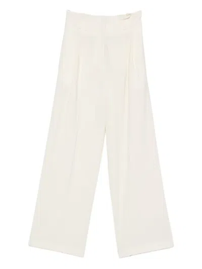 SEMICOUTURE SILK TROUSERS