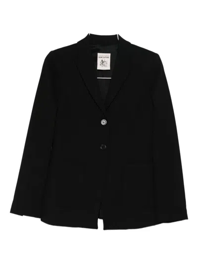 Semicouture Single-breasted Blazer In Black