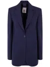 Semicouture Ebony Jacket Clothing In Blue