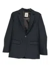 Semicouture Single-breasted Blazer In Black