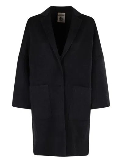 SEMICOUTURE SINGLE-BREASTED WOOL COAT