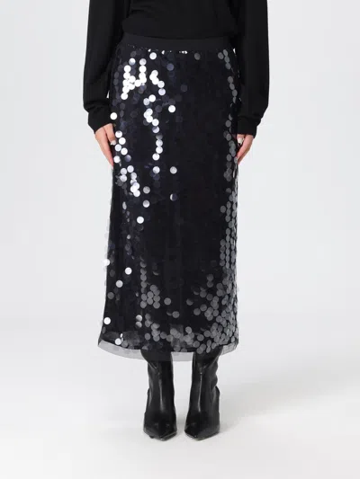 SEMICOUTURE SKIRT SEMICOUTURE WOMAN COLOR BLACK,H41485002