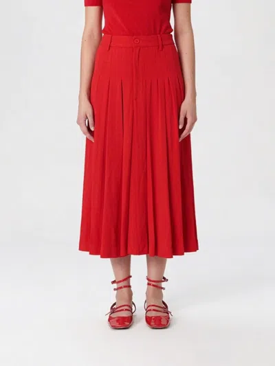 Semicouture Skirt  Woman Color Red