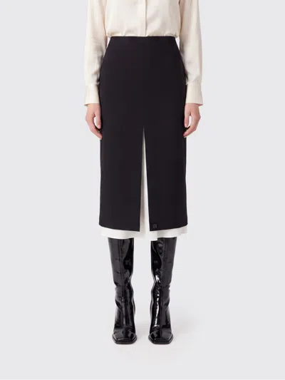 Semicouture Skirt Woman Color Black