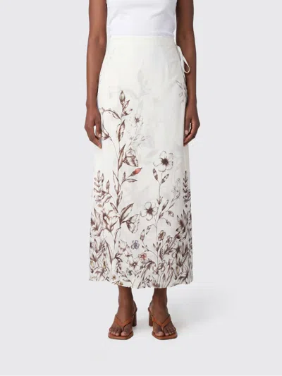 Semicouture Skirt Woman In Gray