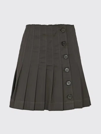 Semicouture Skirt Woman  In Gray