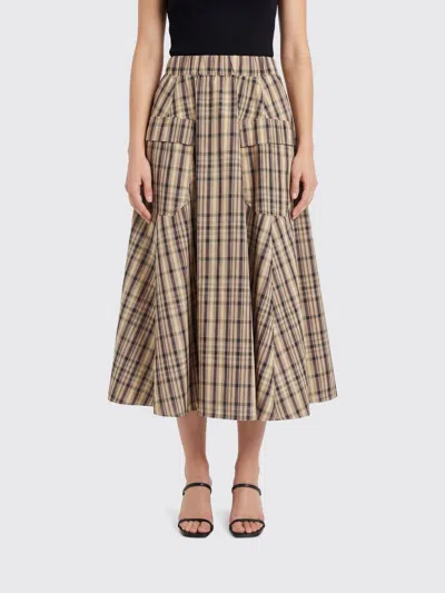 Semicouture Skirt Woman  In Neutral