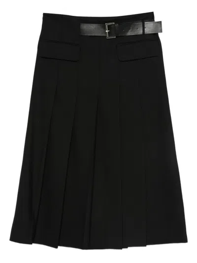 SEMICOUTURE SEMICOUTURE 'TRACY' PLEATED MIDI SKIRT