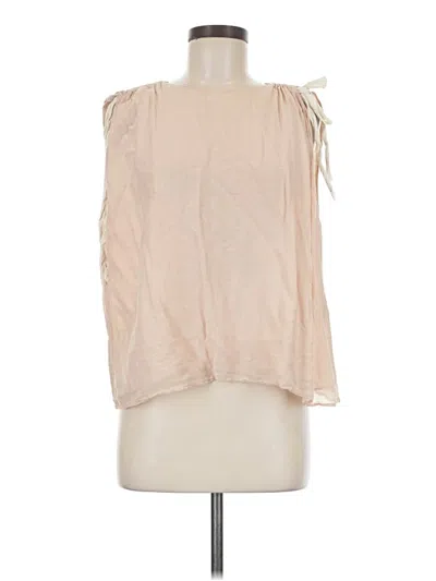 Pre-owned Semicouture Sleeveless Blouse In Ivory