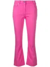 Semicouture Straight-leg Fitted Trousers In Rosa