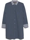 Semicouture Benedicte Striped Cotton Shirt