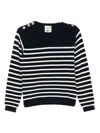 Semicouture Perla Striped Cotton Sweater