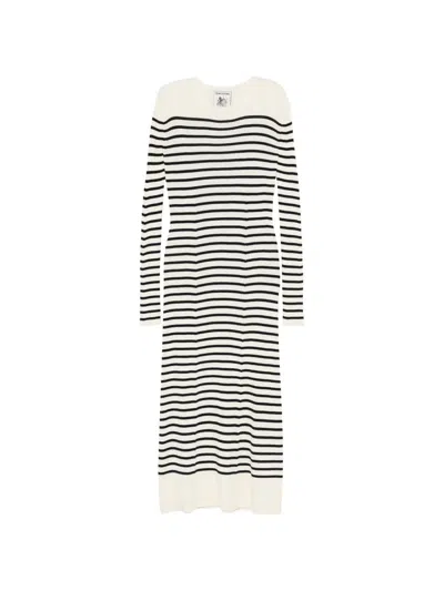 Semicouture Striped-pattern Dress In Multi