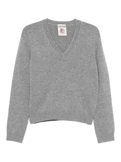 SEMICOUTURE V-NECK SWEATER